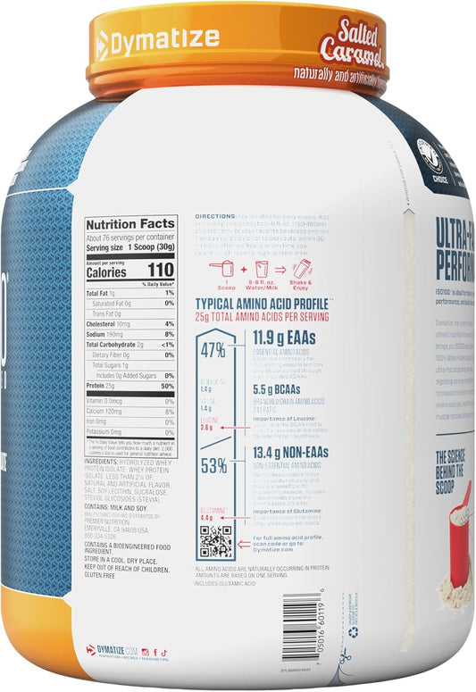 Dymatize ISO100 Isolate, Salted Caramel