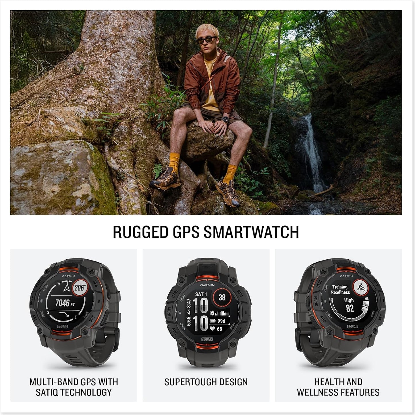 Garmin Instinct® 3 45mm, Solar