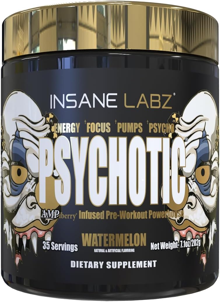 Insane Labs Psychotic Gold, High Stimulant Pre Workout