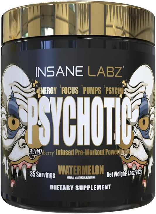 Insane Labs Psychotic Gold, High Stimulant Pre Workout