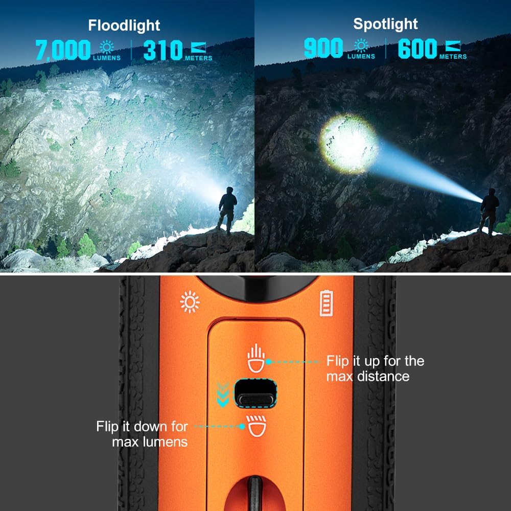 OLIGHT Marauder Mini FLASHLIGHT (ORANGE)