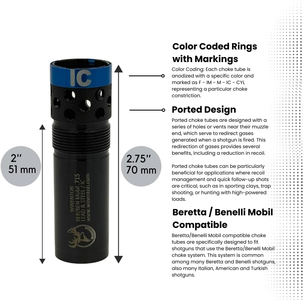 Winenton™ Ported Extended Choke Tubes