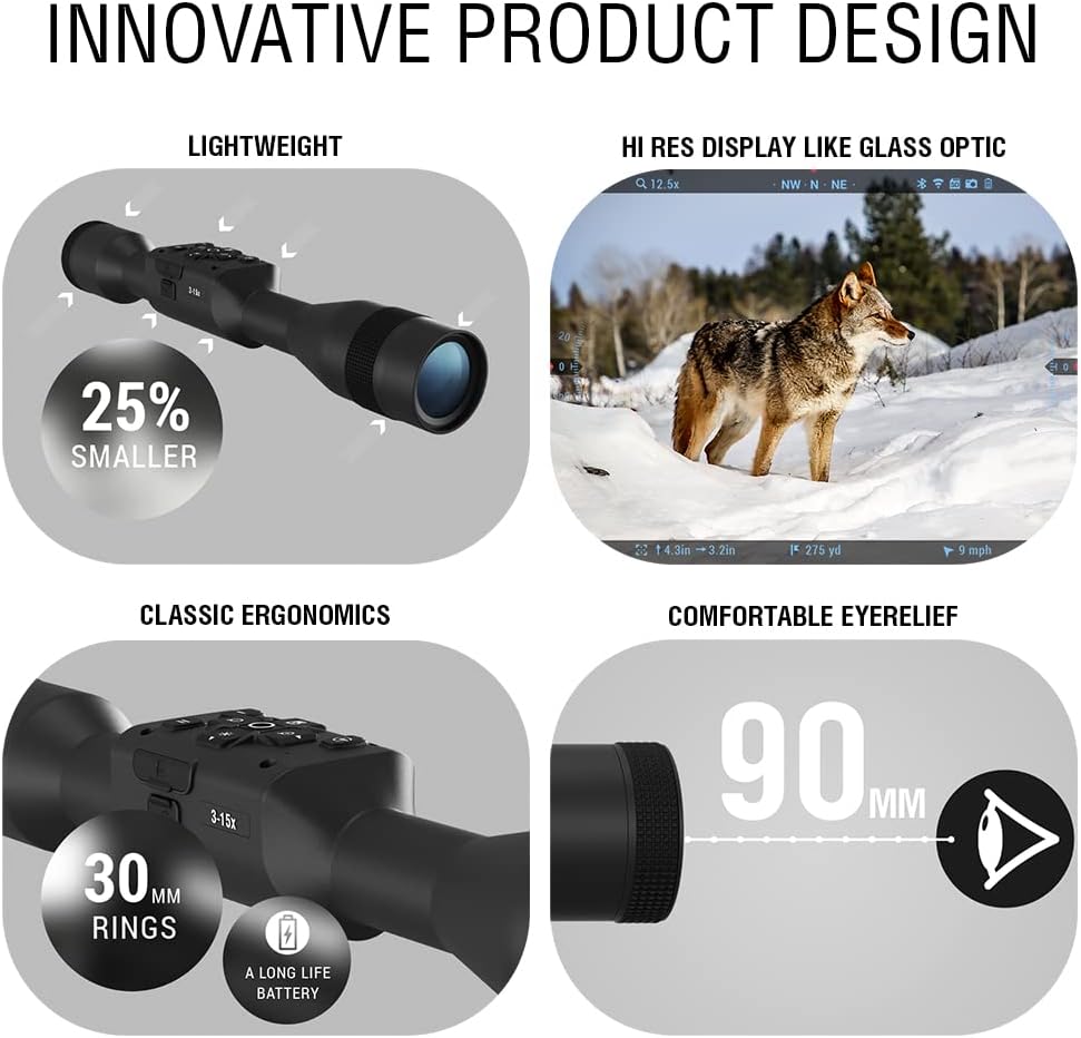 ATN X-Sight 5 Smart Day/Night Hunting Scope