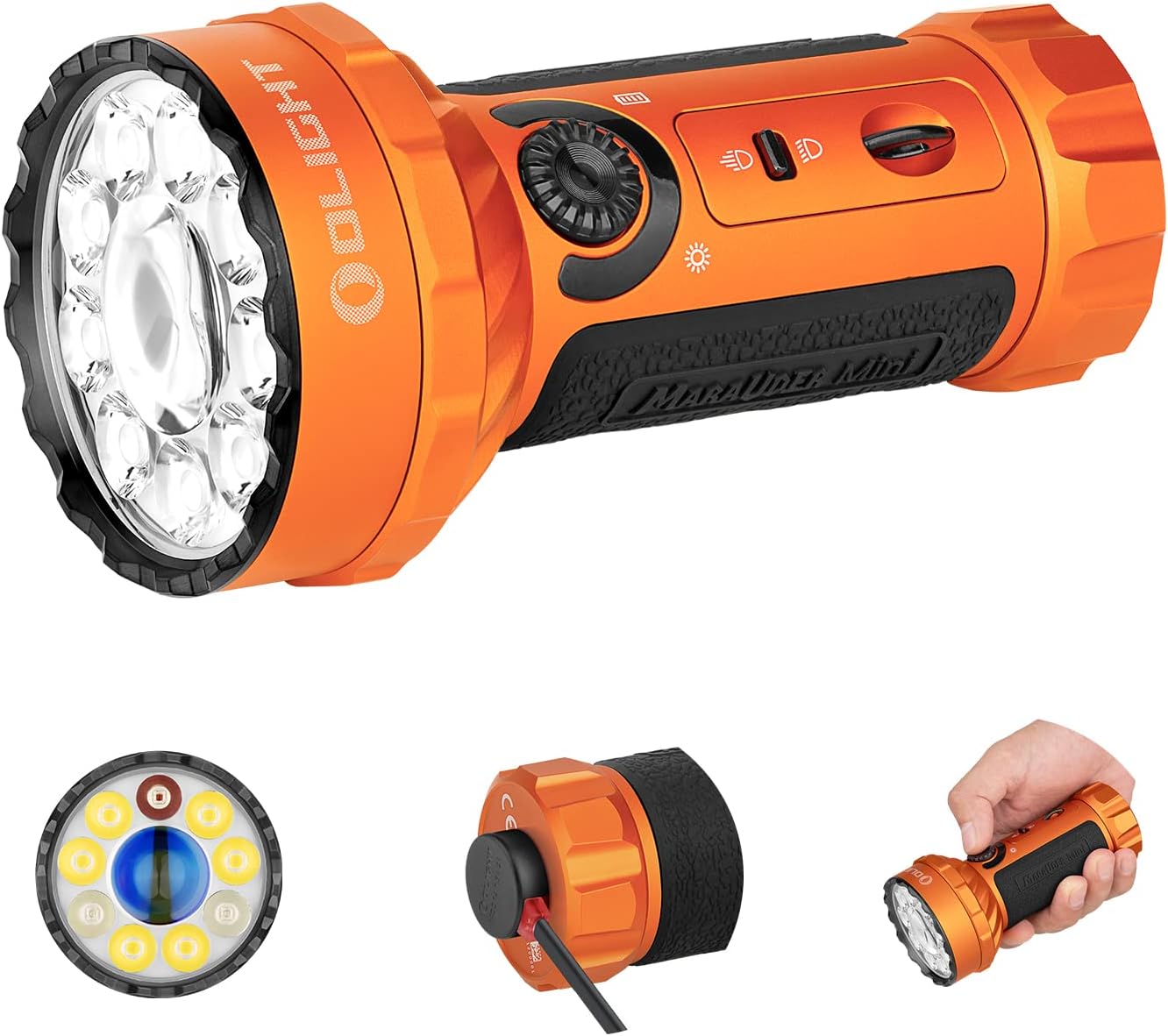 OLIGHT Marauder Mini FLASHLIGHT (ORANGE)