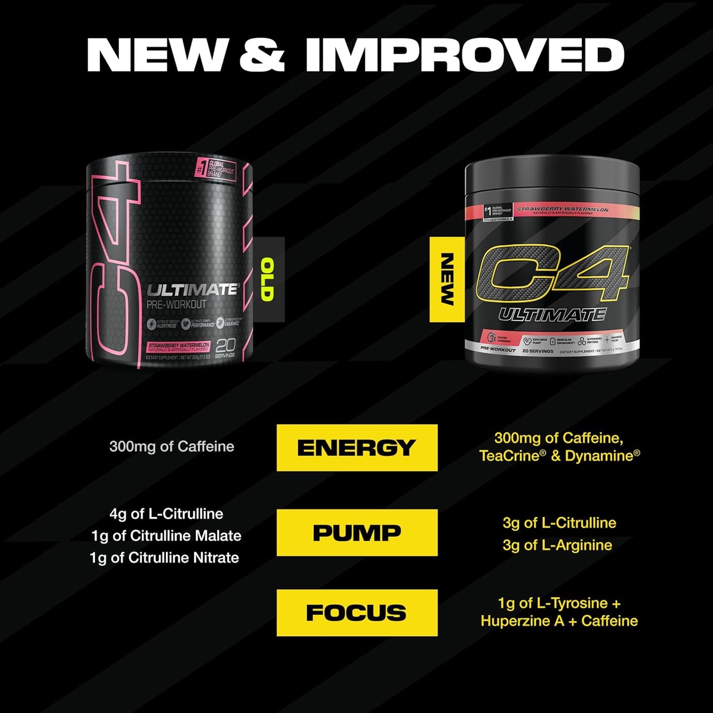 C4 Ultimate Pre Workout Powder extra