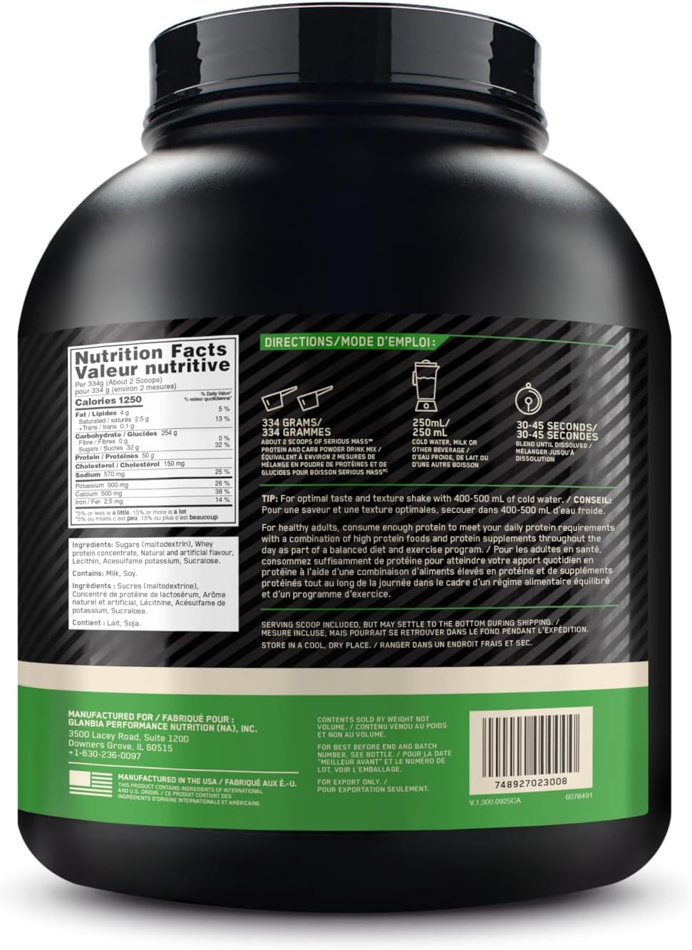 Optimum Nutrition Serious Mass