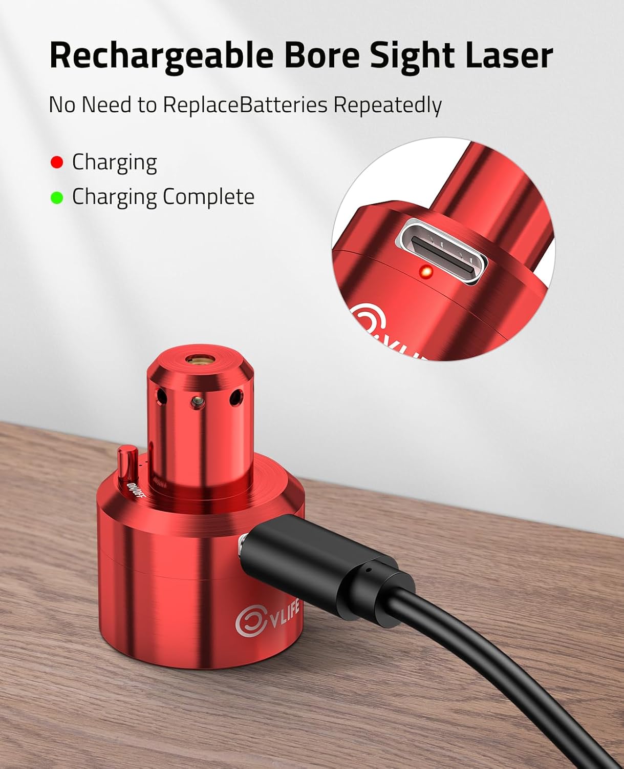 CVLIFE Rechargeable Laser Bore Sight