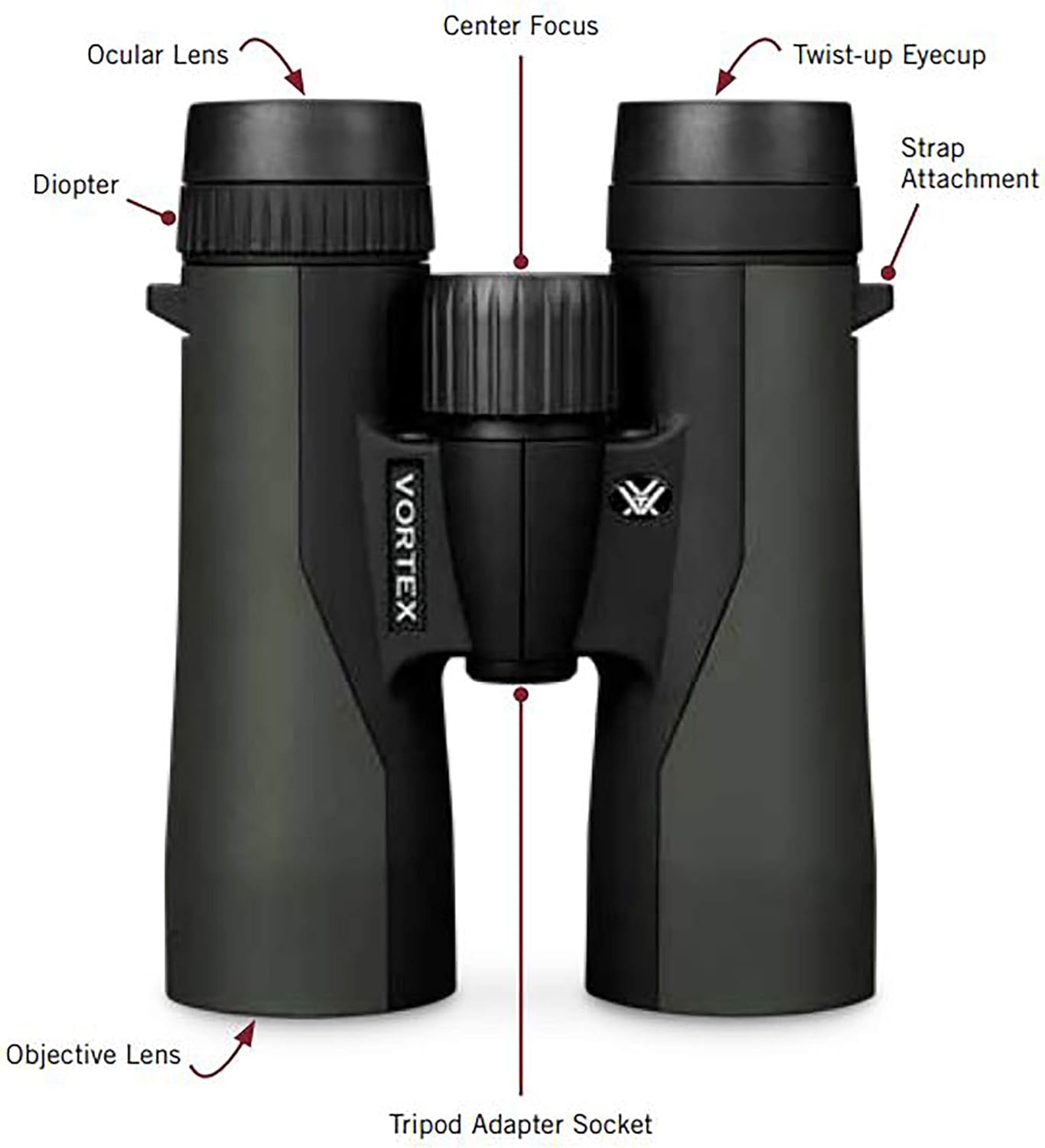 Vortex Crossfire HD 10x42 Binoculars