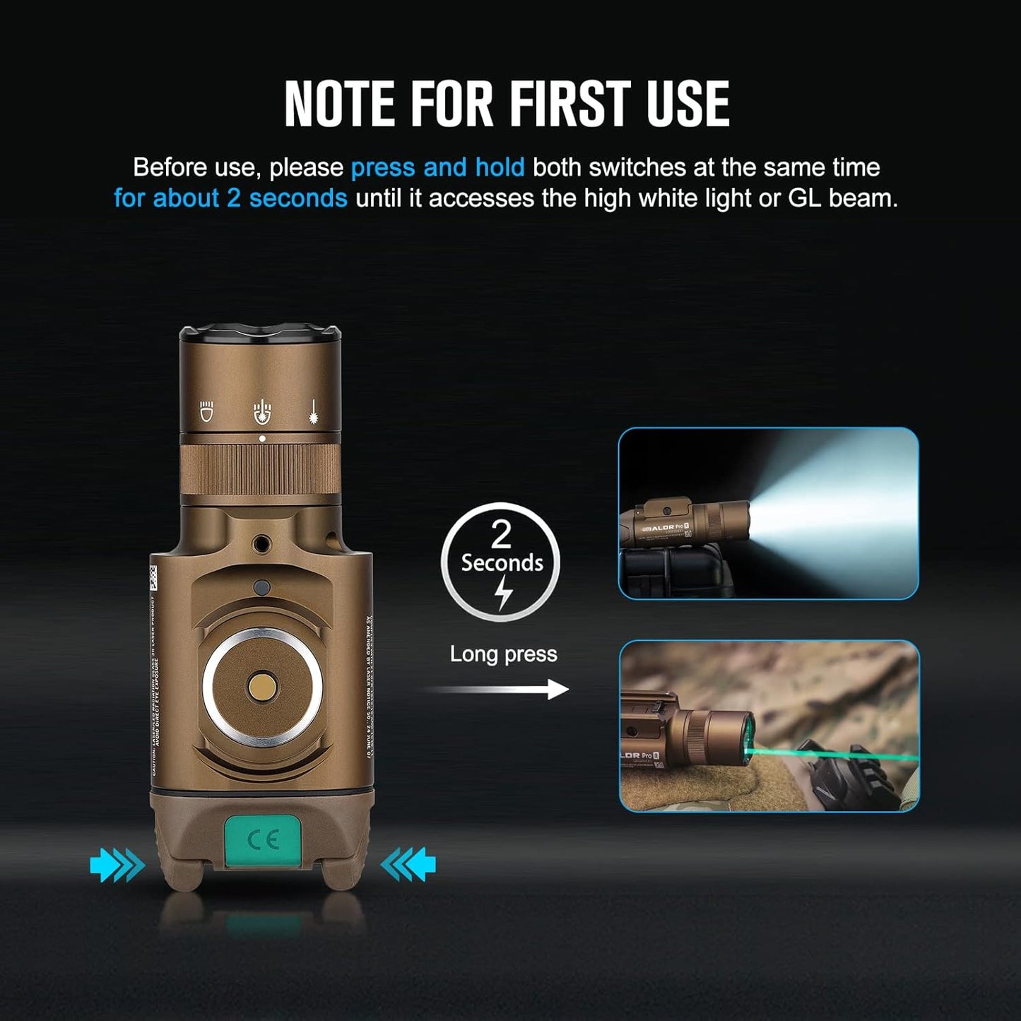 OLIGHT Rechargeable Tactical Flashlight