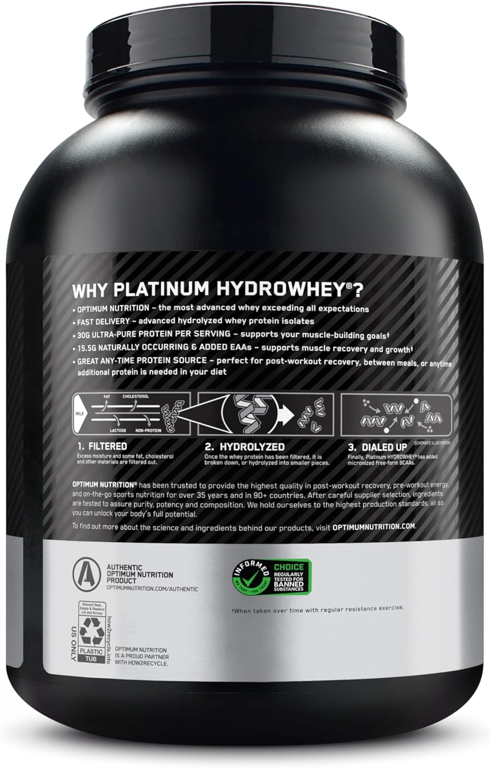 Optimum Nutrition Platinum Hydro whey Protein