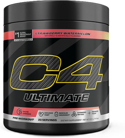 C4 Ultimate Pre Workout Powder extra