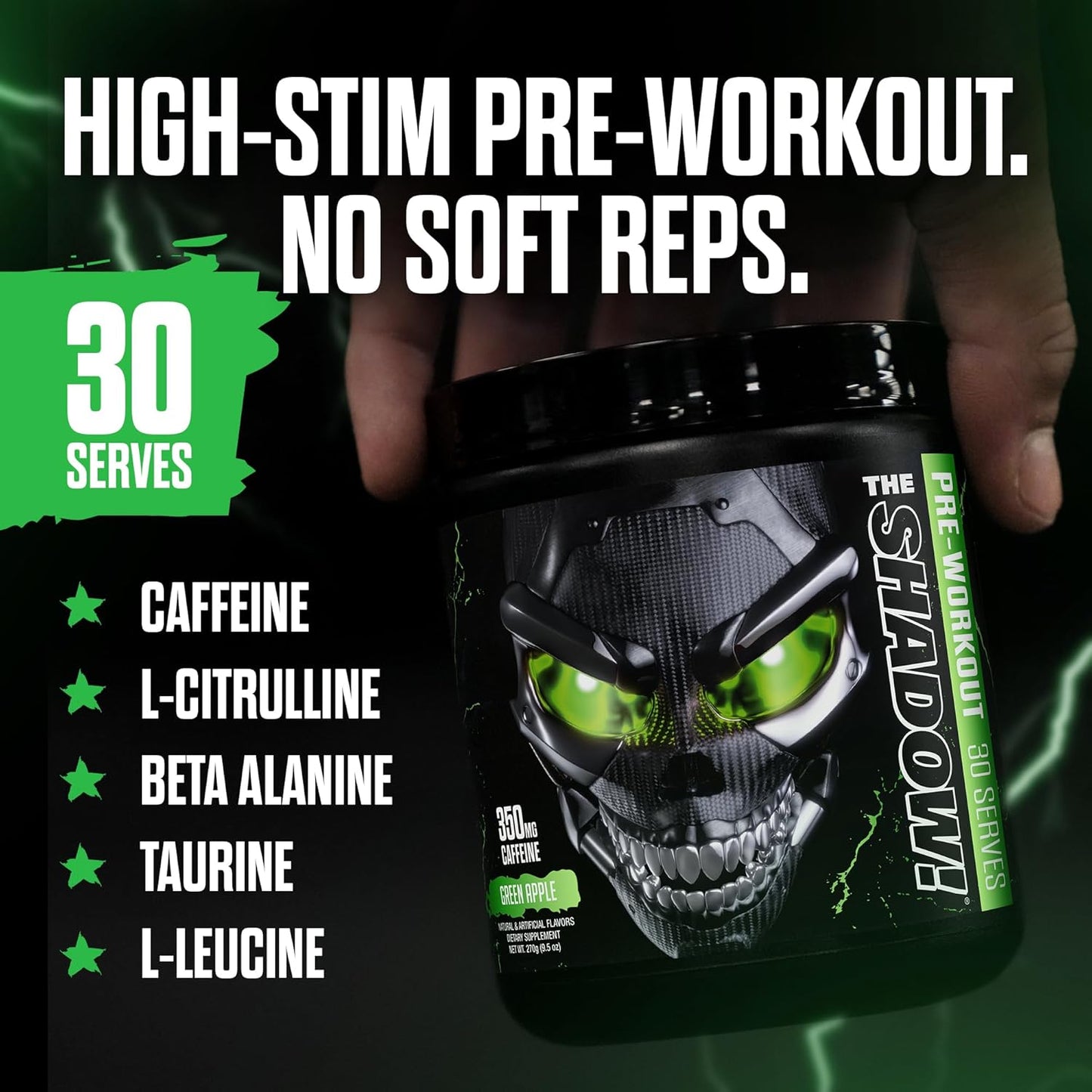 JNX SPORTS The Shadow Pre Workout