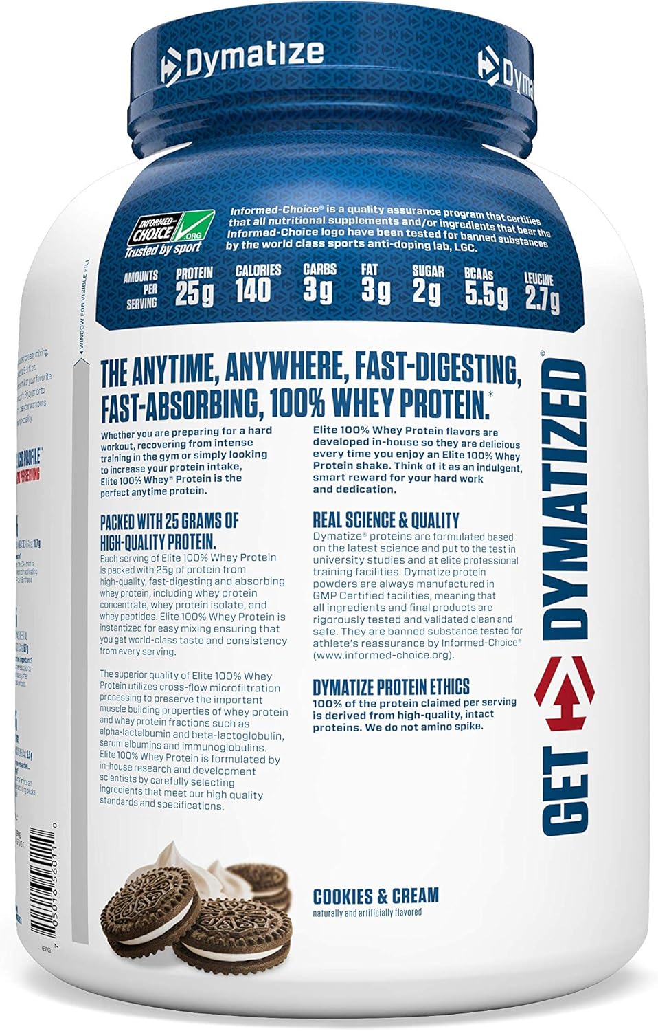 Dymatize Elite 100% Whey Protein