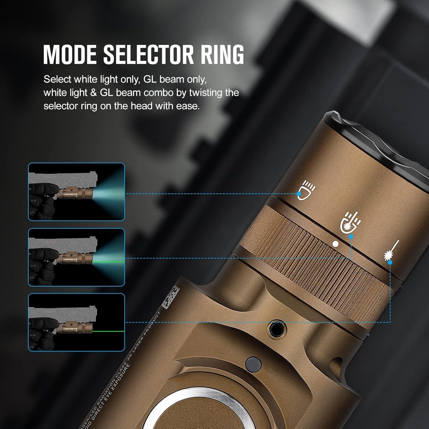 OLIGHT Rechargeable Tactical Flashlight