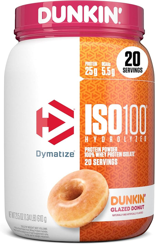 Dymatize x Dunkin' Glazed Donut ISO100