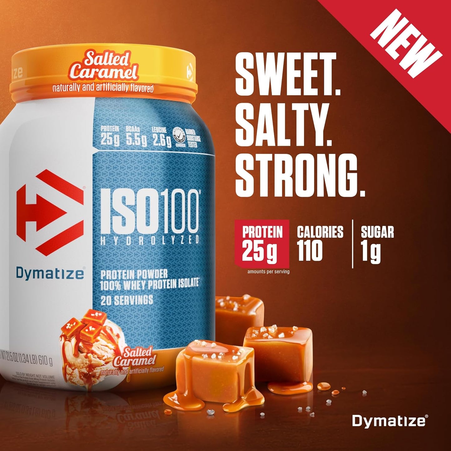 Dymatize ISO100 Isolate, Salted Caramel