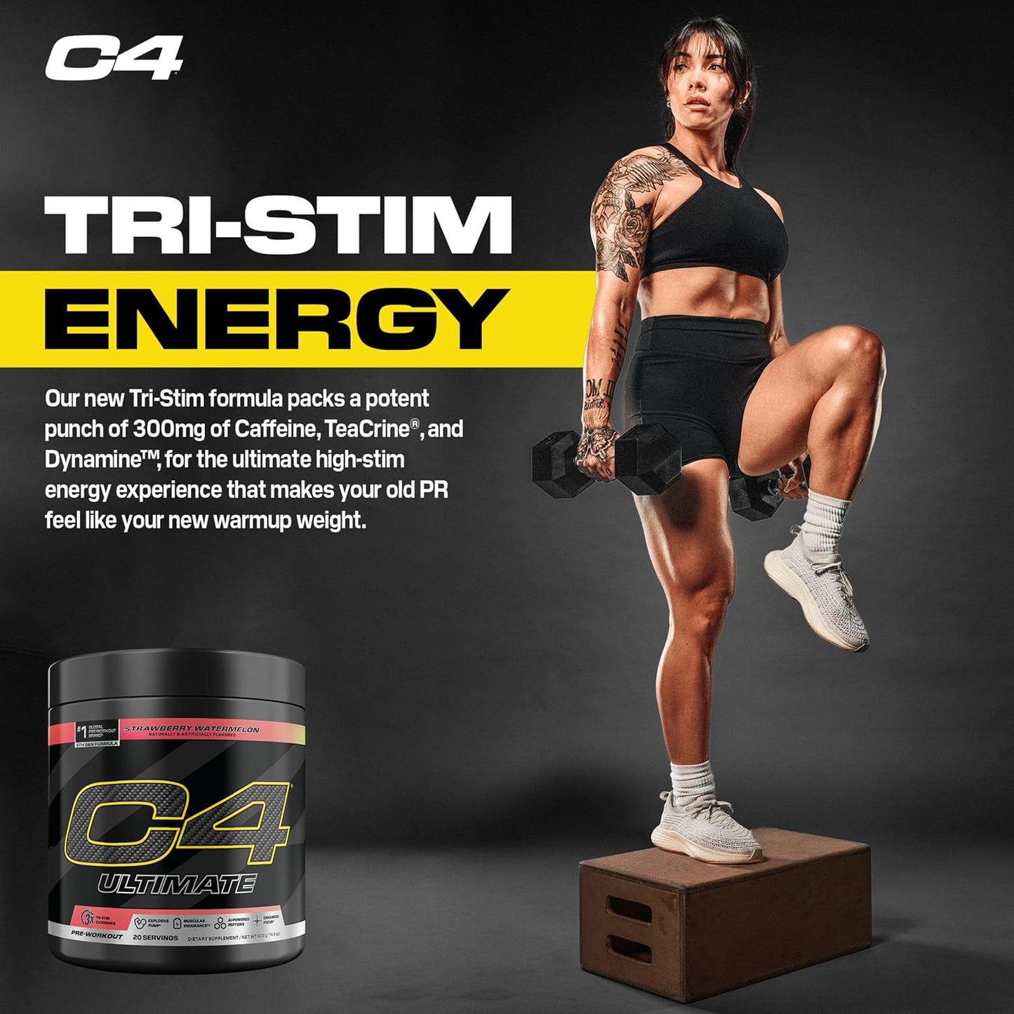 C4 Ultimate Pre Workout Powder extra