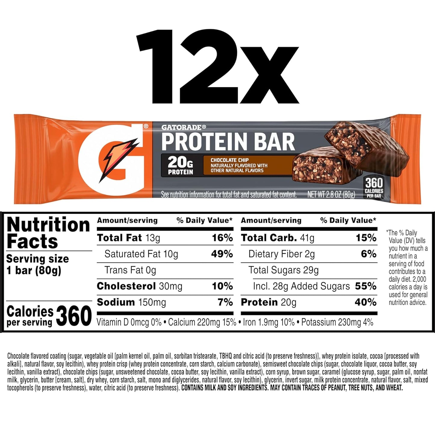 Gatorade Whey Protein Bar