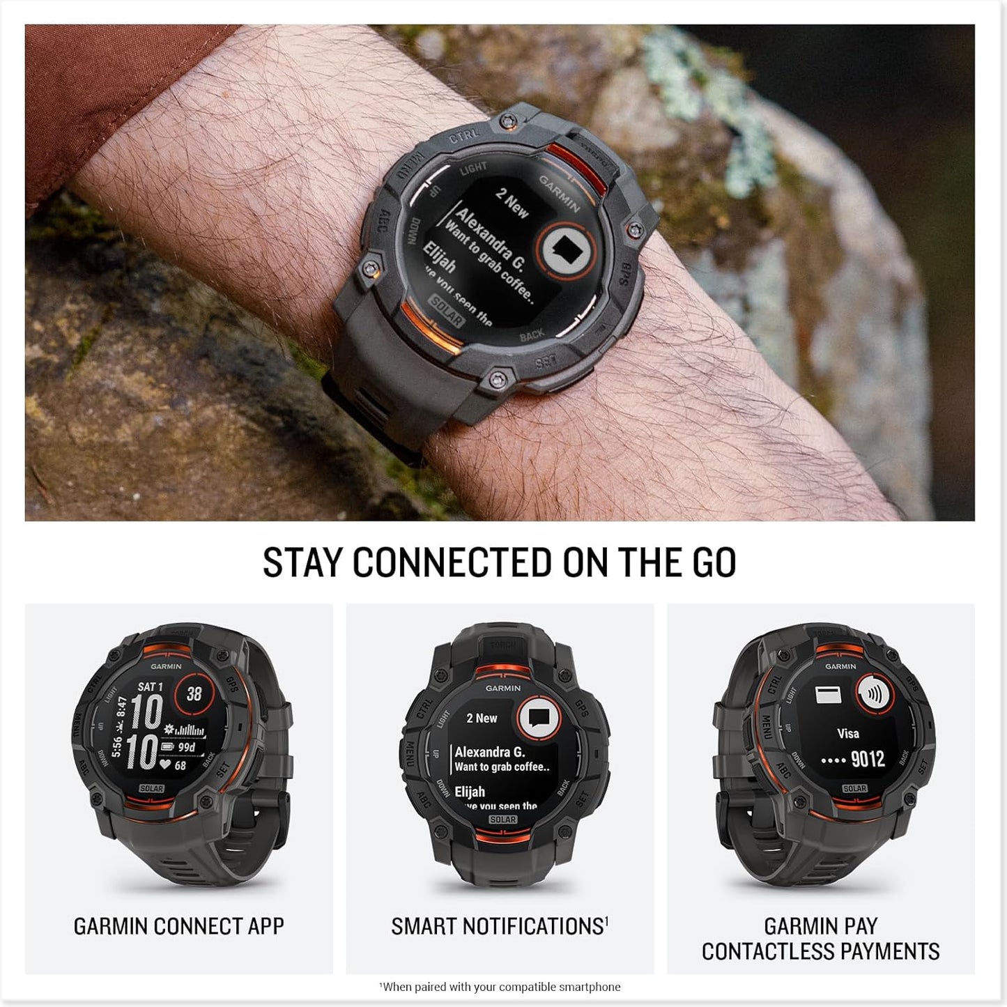 Garmin Instinct® 3 45mm, Solar