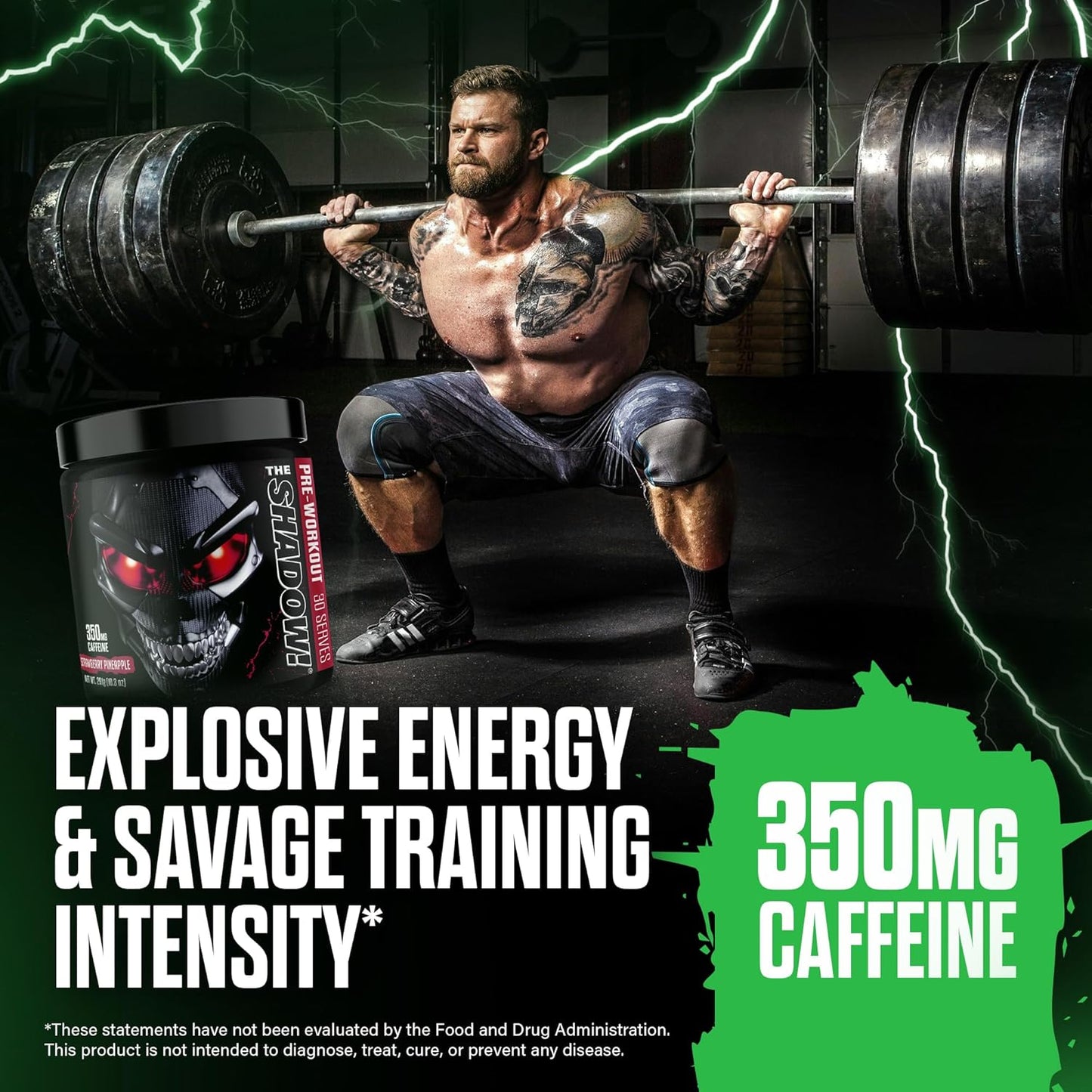 JNX SPORTS The Shadow Pre Workout