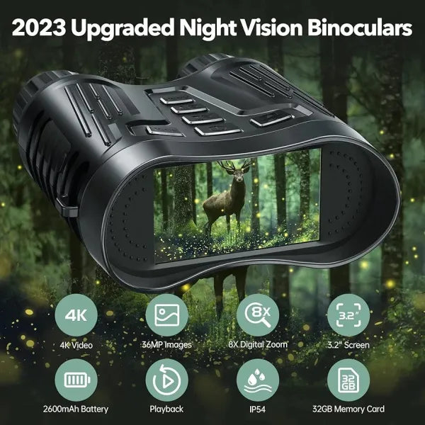 BINOCULATS 4K NIGHT VISION
