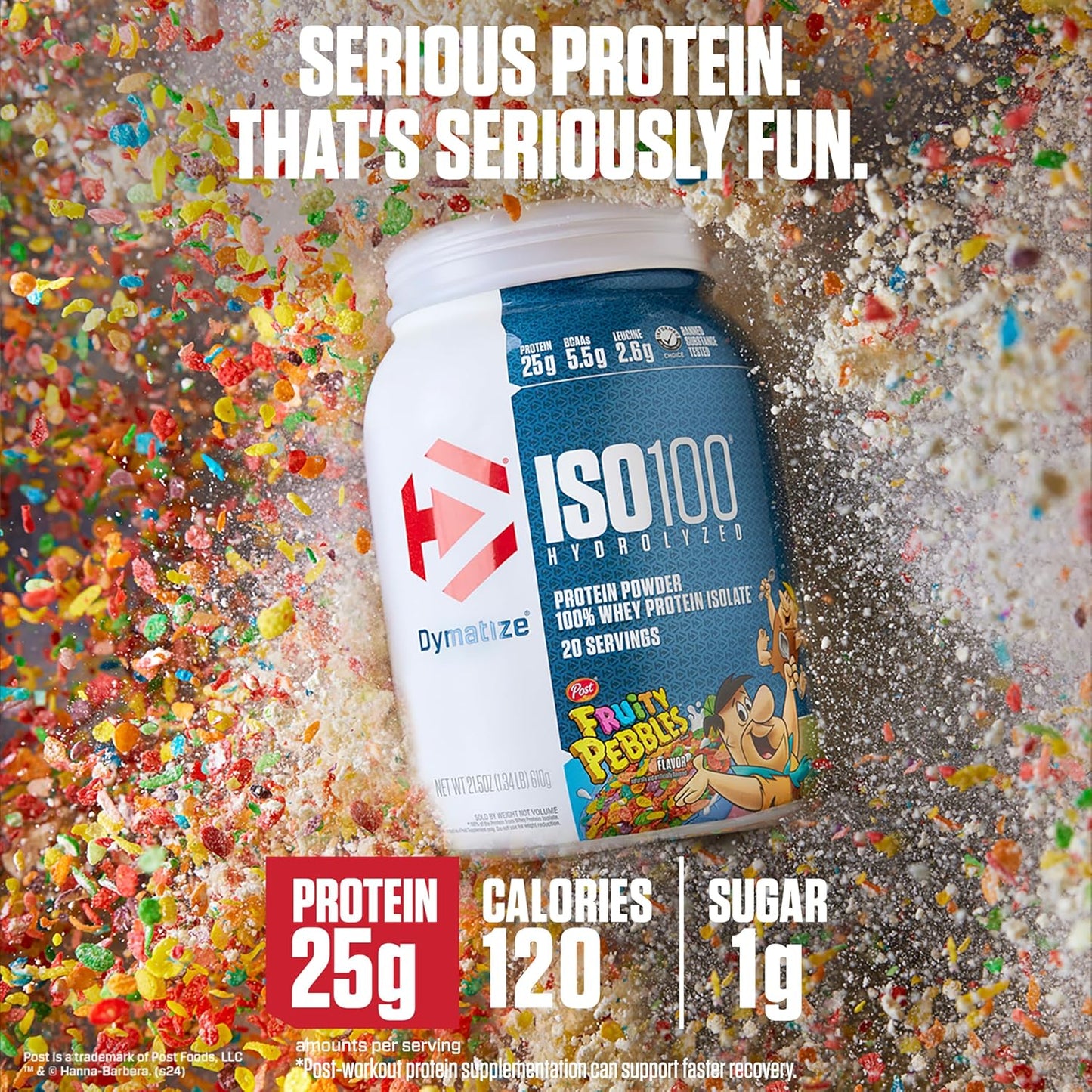 Dymatize x Fruity Pebbles ISO100