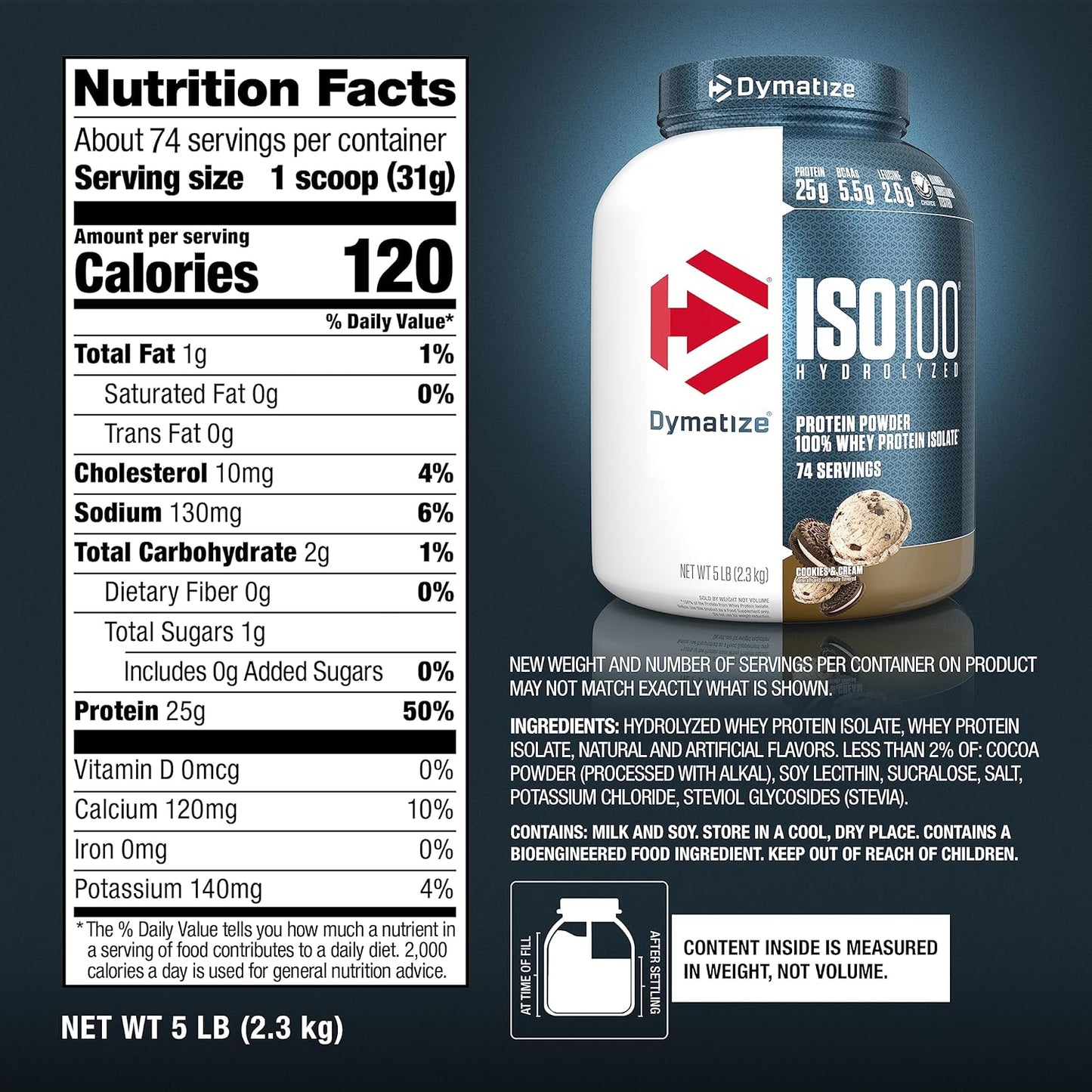 Dynamize ISO100 Isolate Cookies & Cream