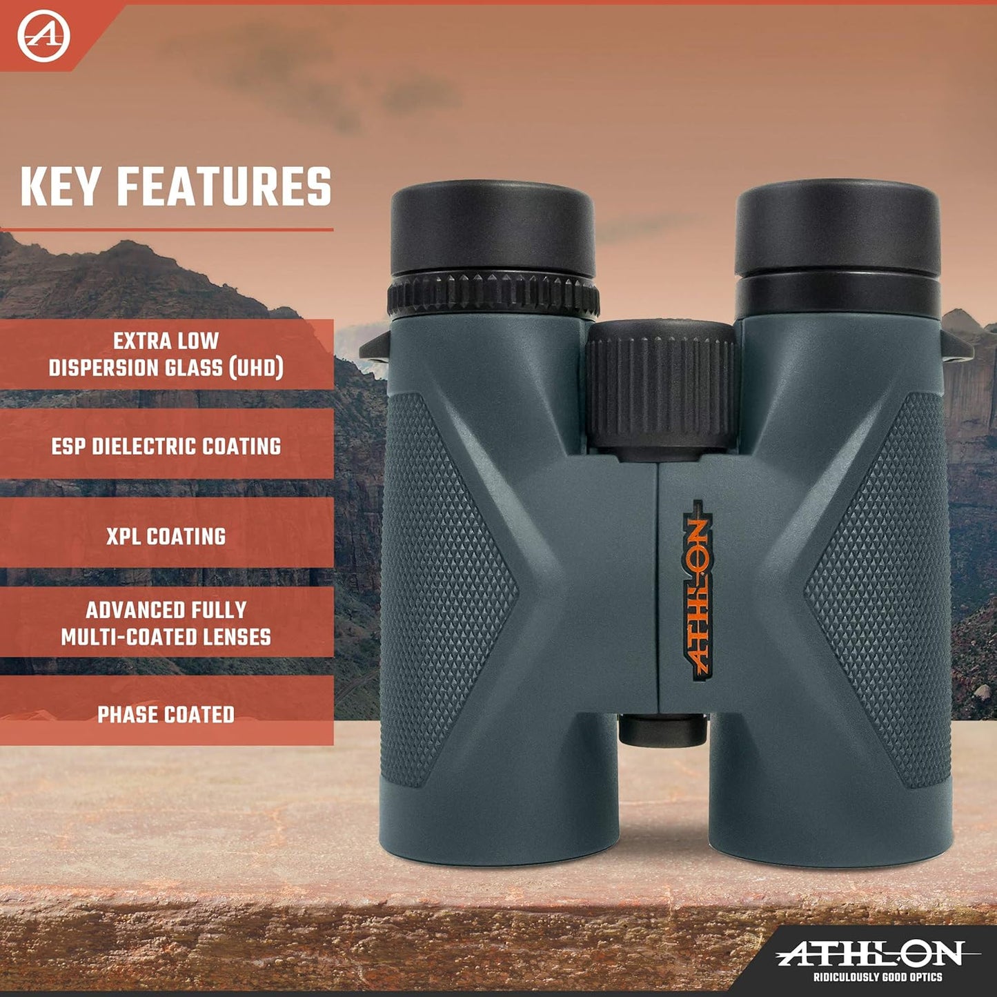 Athlon Optics 8x42 ED Glass Binocular