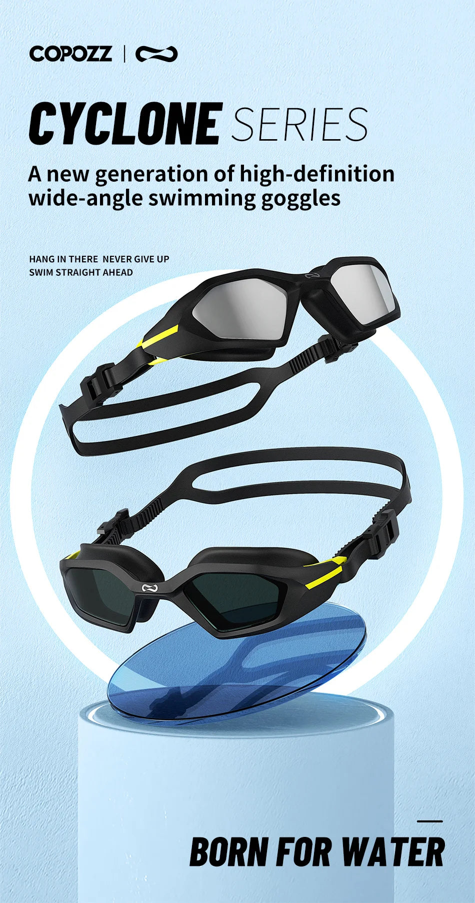 COPOZZ Professional Swimming Goggles