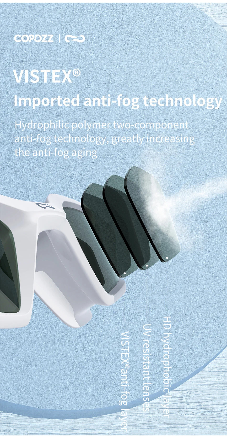 COPOZZ Professional Swimming Goggles
