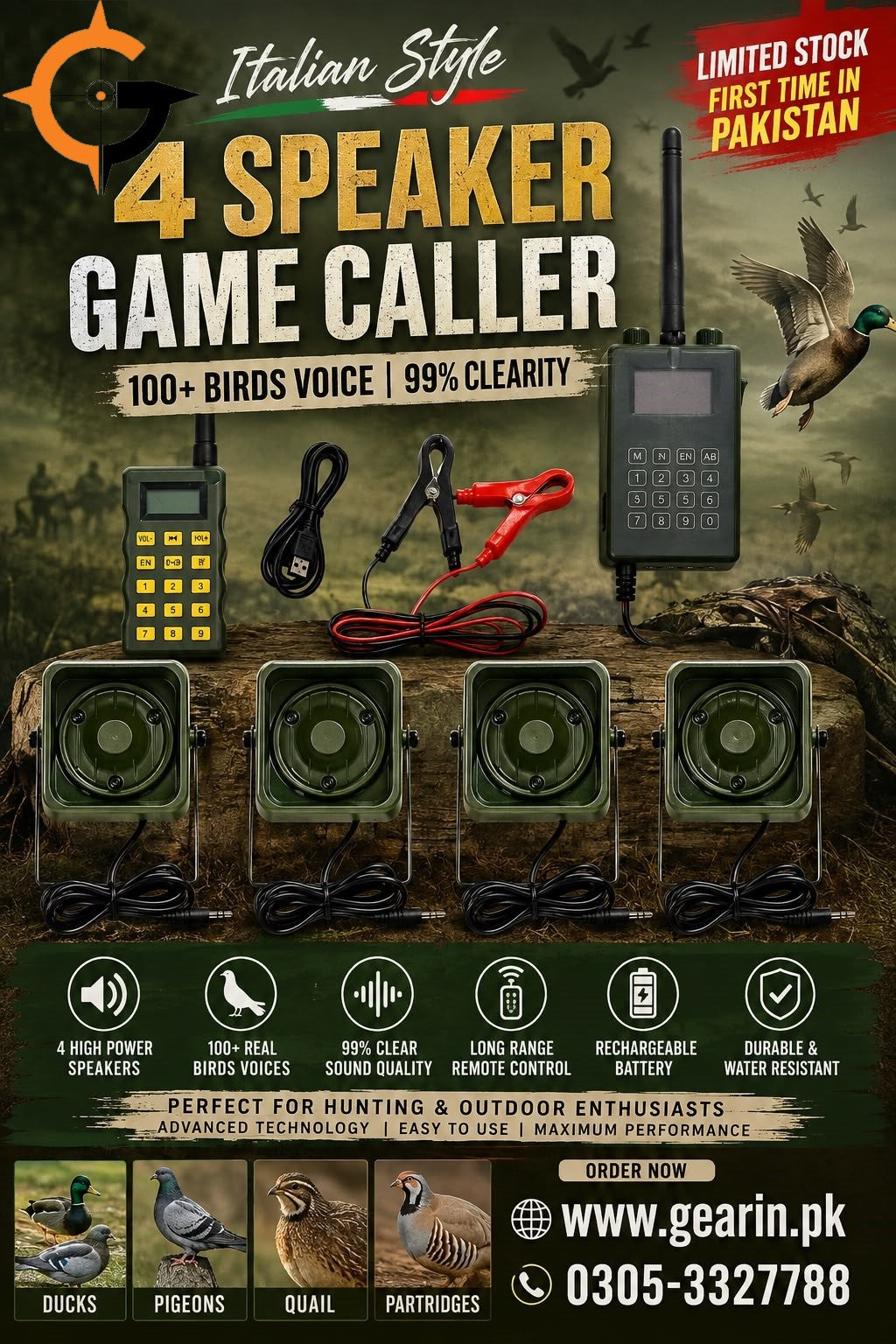 Electronic Duck Caller  Mix Player