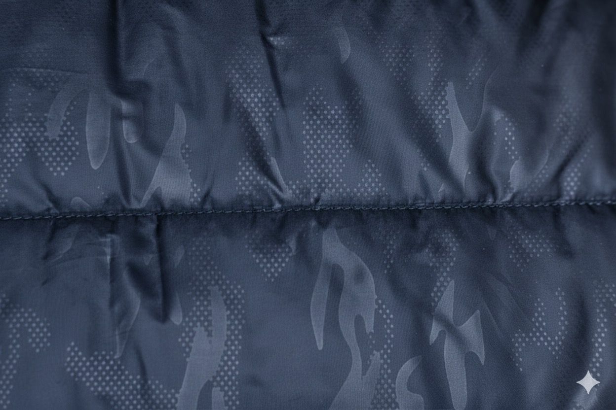 NAVY PUFFER JACKET