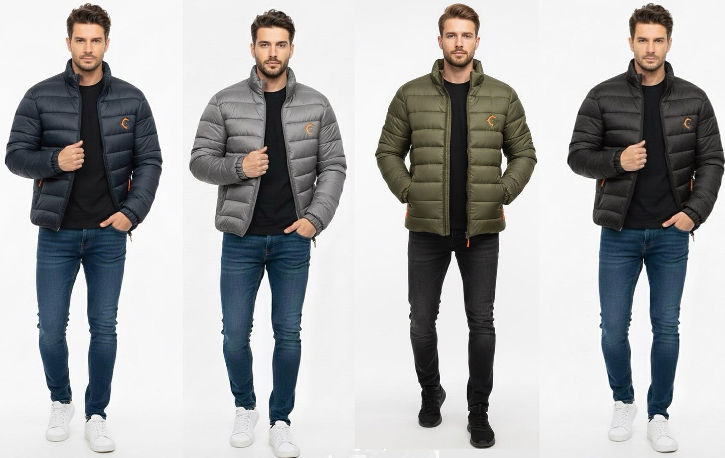 NAVY PUFFER JACKET