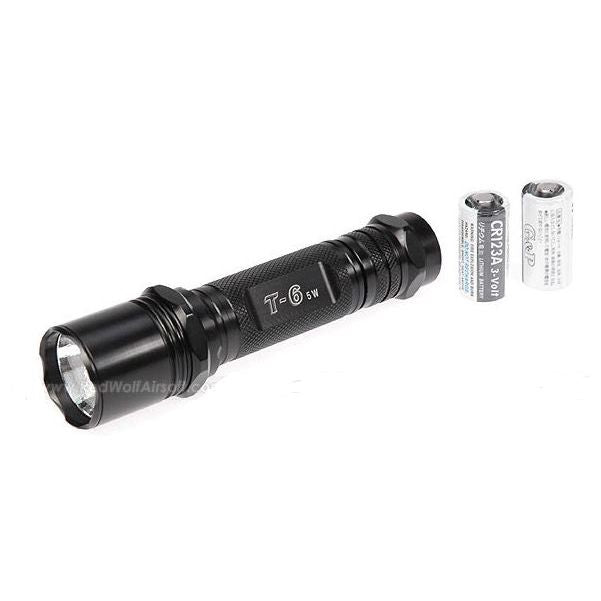 G&P T6 Flashlight with 5W LED WITH FREE BATTERIES
