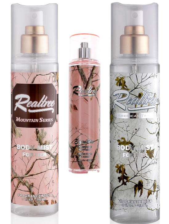 Real tree Women Body Mist (3 different mist )