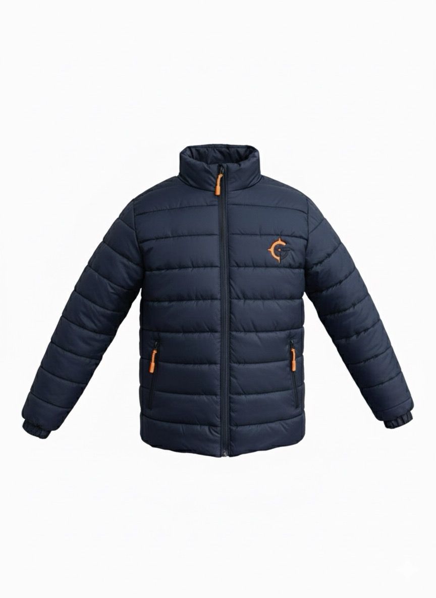 NAVY PUFFER JACKET