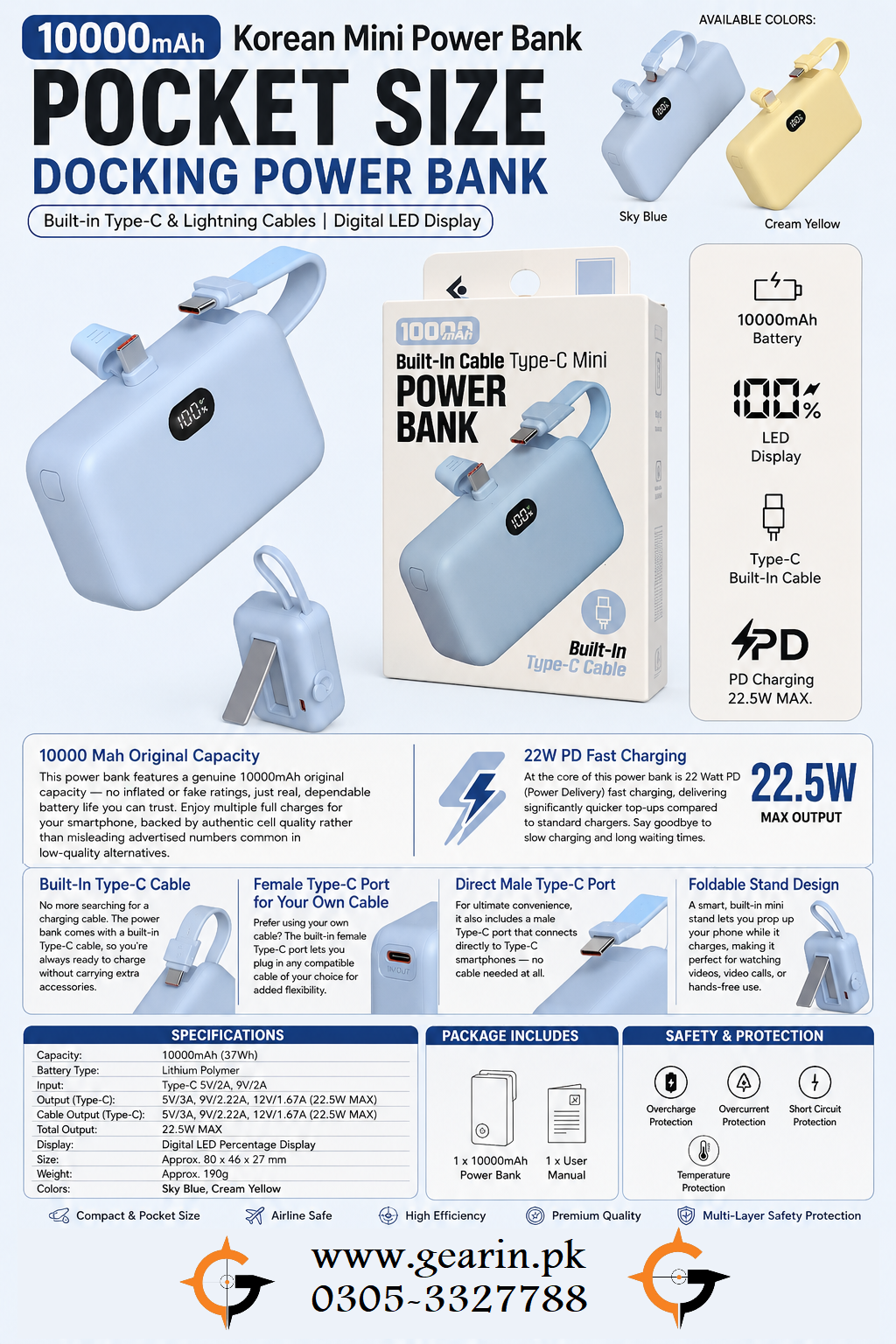 Earmac 10000Mah Power Bank